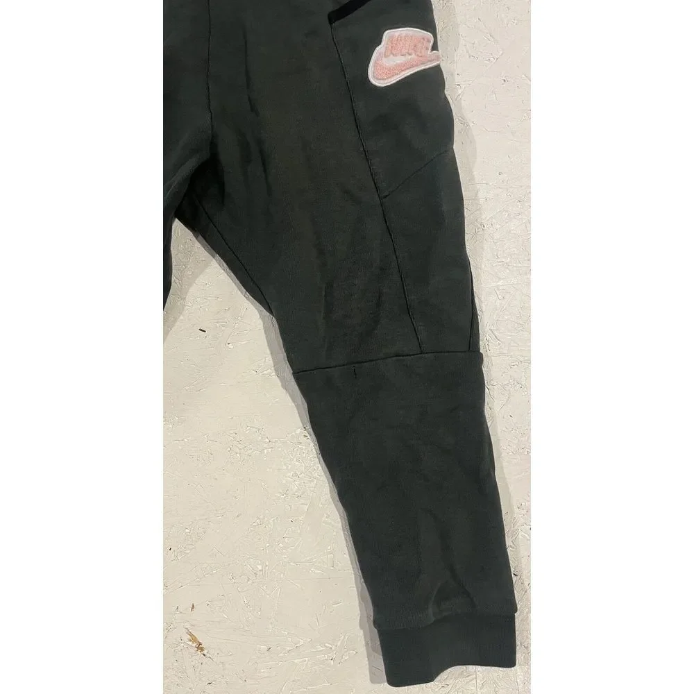 Nike Sportswear Hoopfly Tech Fleece Sweatpants Joggers‎ Green Boys Youth Small